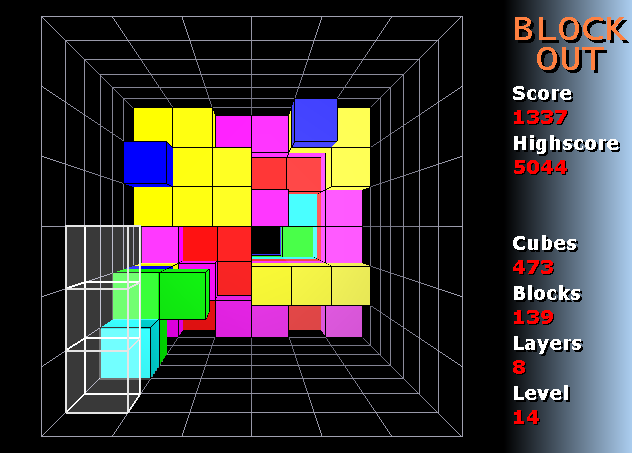 3D tetris